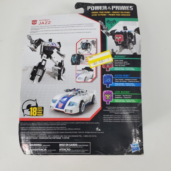 Transformers Generations Power of the Primes Autobot Jazz Deluxe Action Figure - Picture 6 of 6